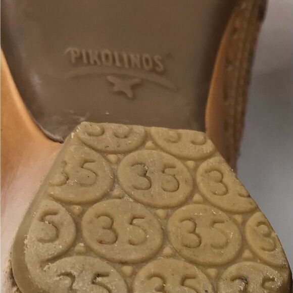 Pikolinos ROMANA Floral Leather Slingback Mules - Picture 11 of 11